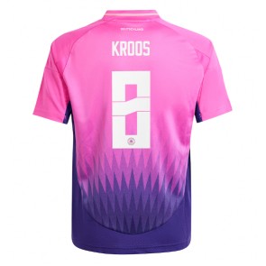 Německo Toni Kroos #8 Venkovní Dres ME 2024 Krátký Rukáv